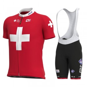 Completo Maglia + Pantaloncino con bretelle 2021 Groupama-FDJ N002